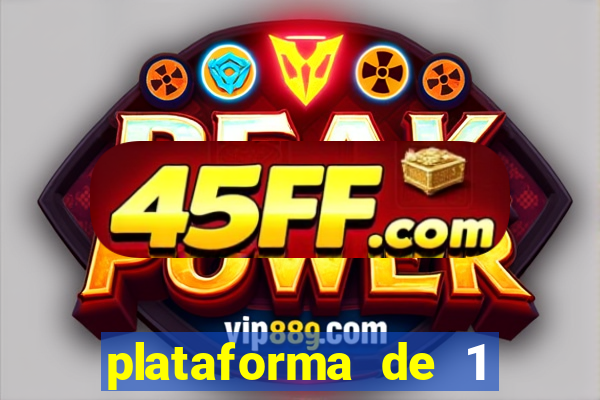plataforma de 1 real fortune tiger